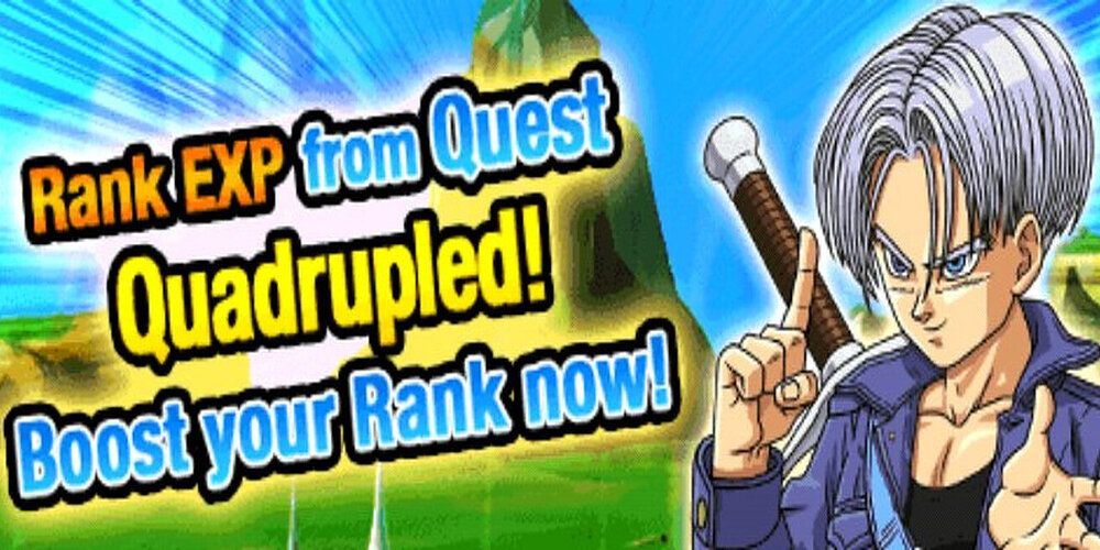 Trunks Quest EXP Banner Dragon Ball Z Dokkan Battle