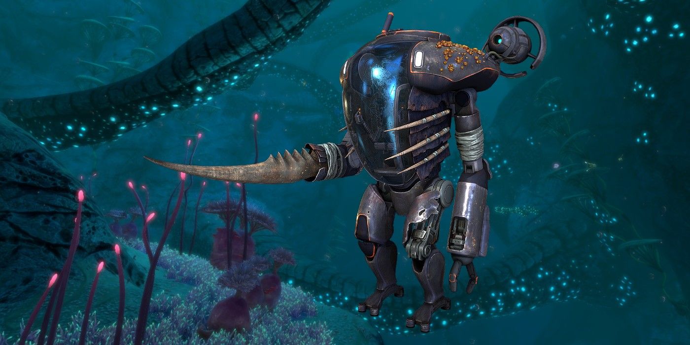 prawn suit in subnautica below zero