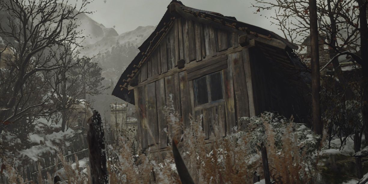 Derelict House In Village