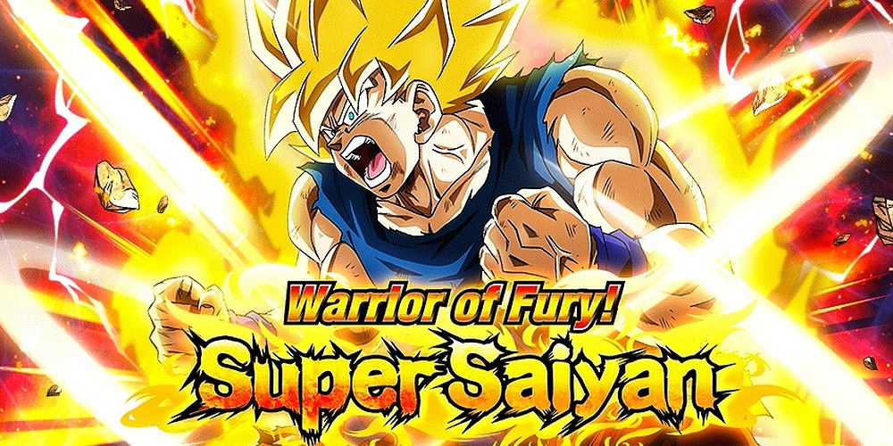 Warrior of Fury Super Saiyan Goku Banner Dragon Ball Z Dokkan Battle