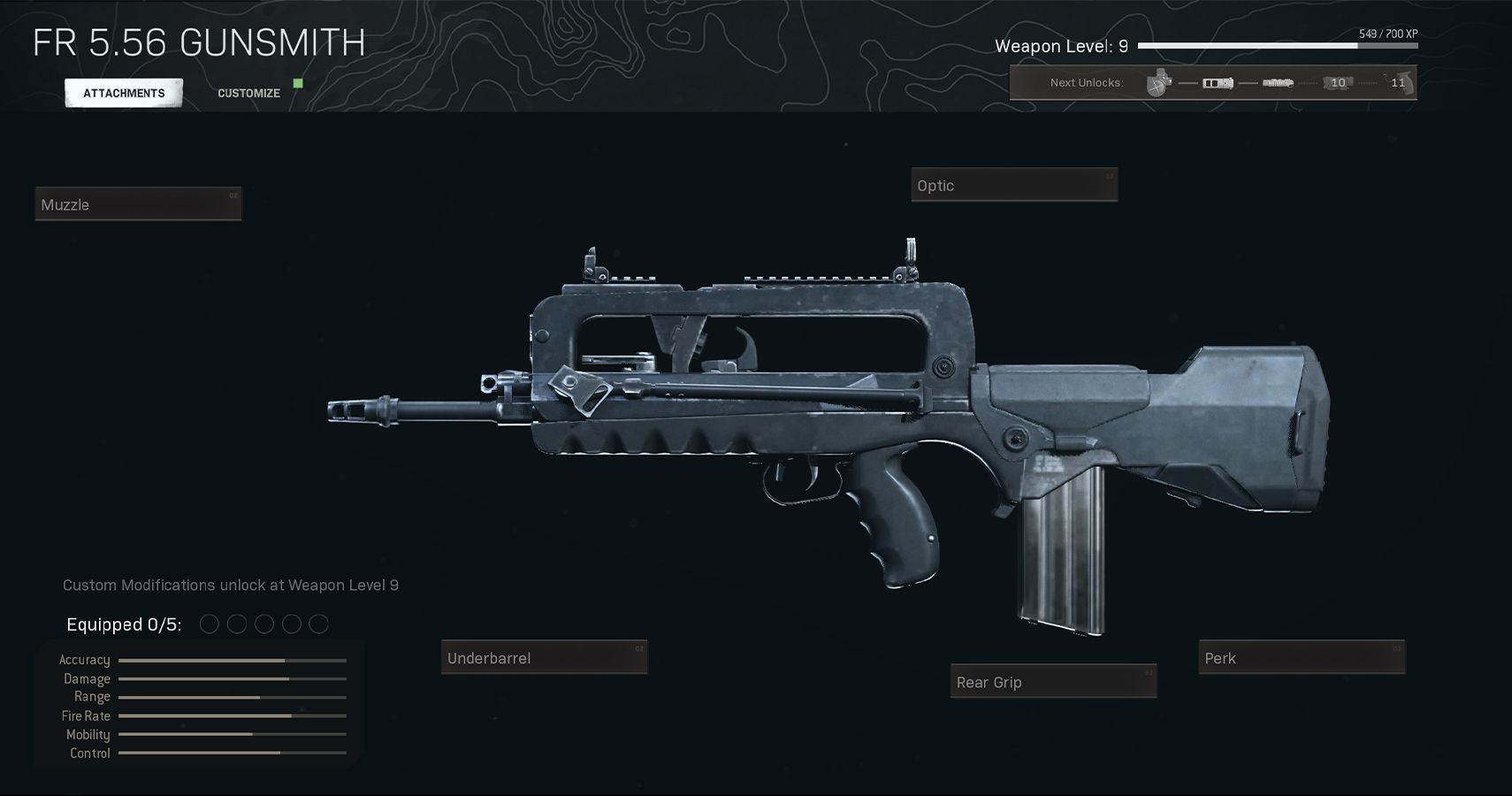 Warzone Fr 5.56 Attachments