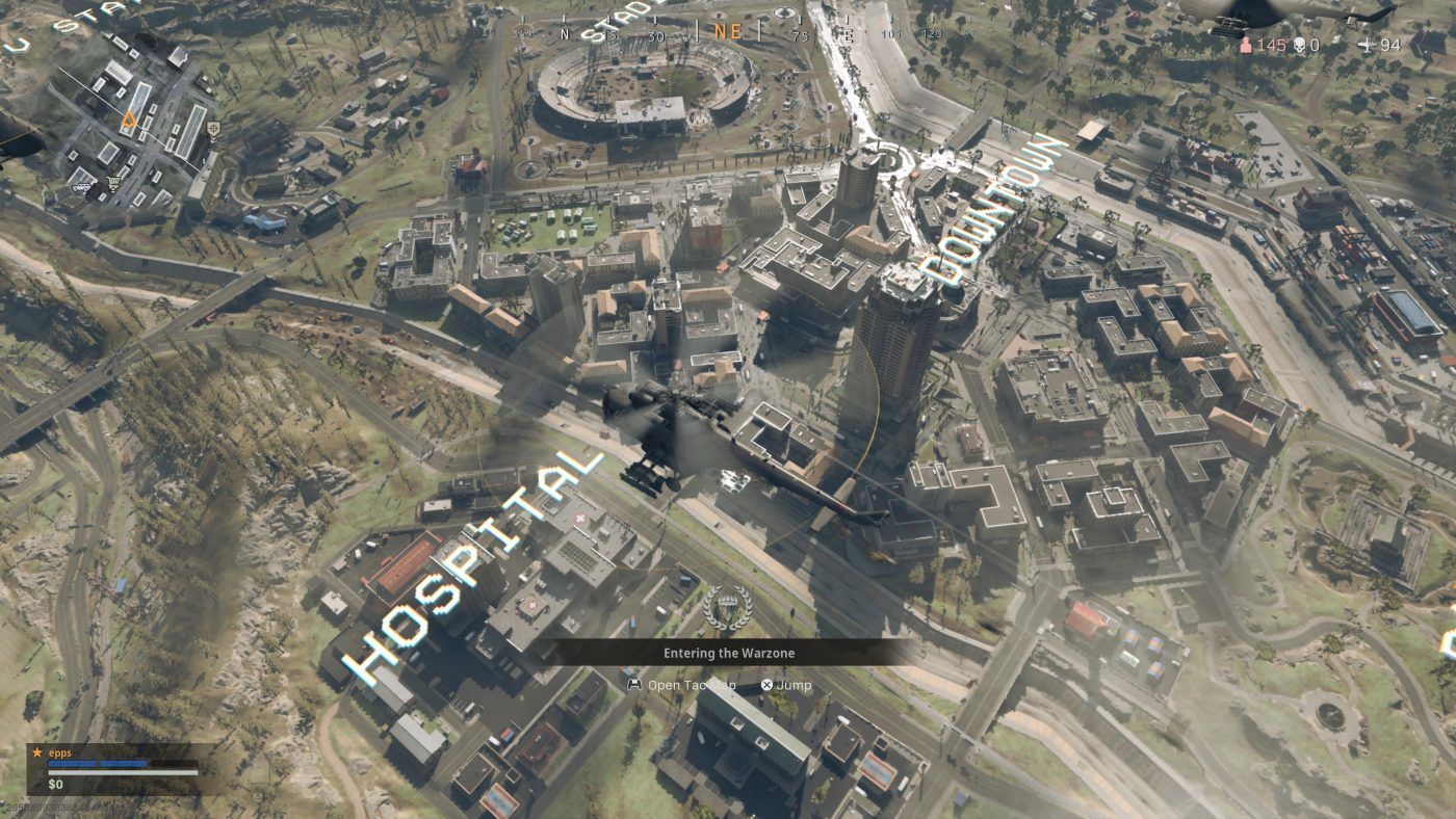 Nakatomi Plaza location in Downtown Call of Duty Warzone