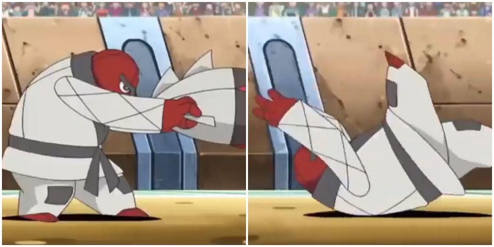 Storm Throw Throh Pokemon Video Game Anime