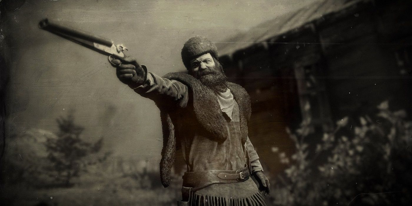 'Yukon' Nik Aiming Shotgun Intro Red Dead Online