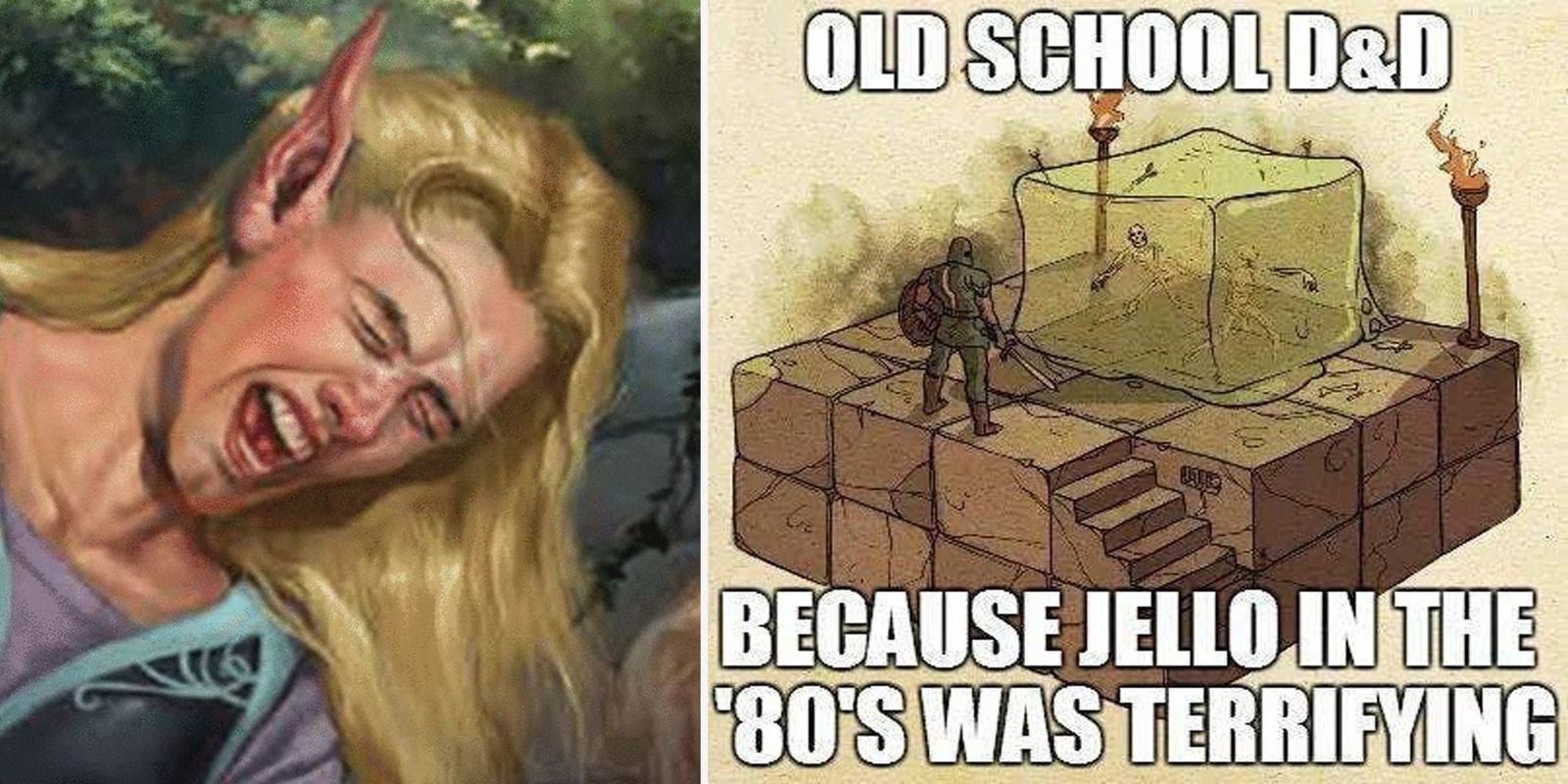 D&D meme, gelatinous cubes