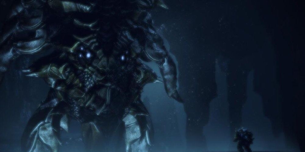 Leviathan with Shepard.