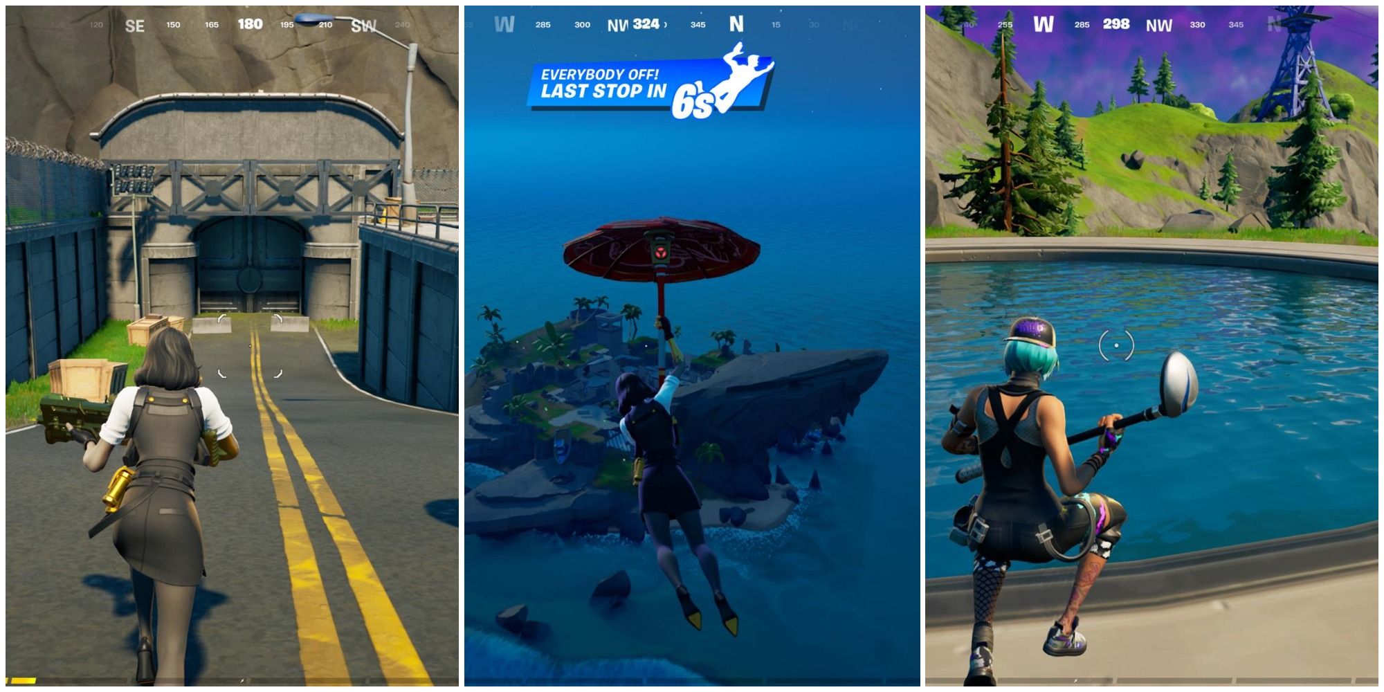 all locations ruins fortnite