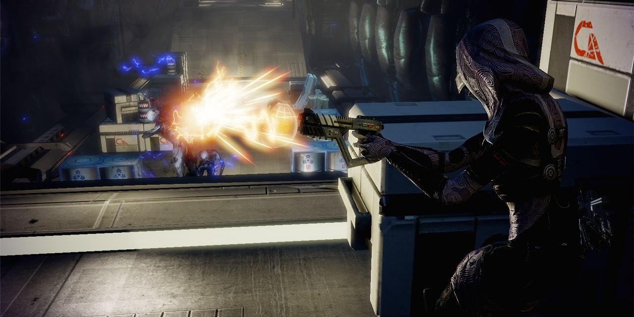 Mass Effect Tali shooting