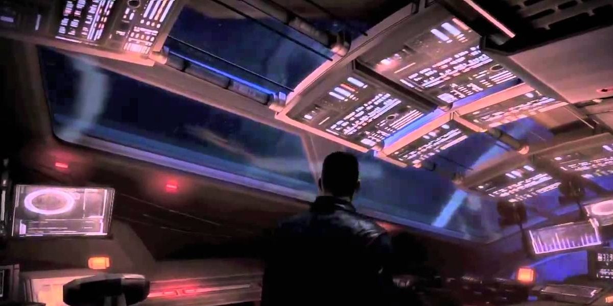 Shepard in CIC.