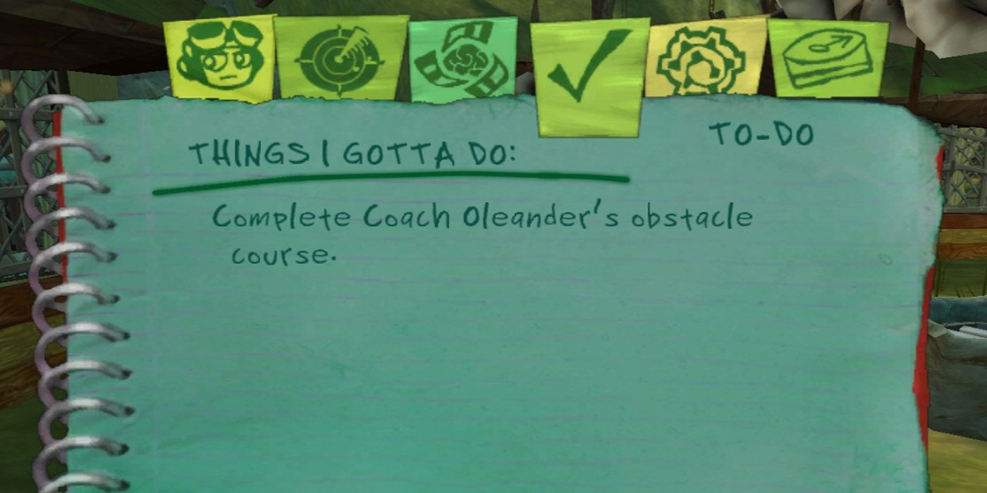 psychonauts Journal in game