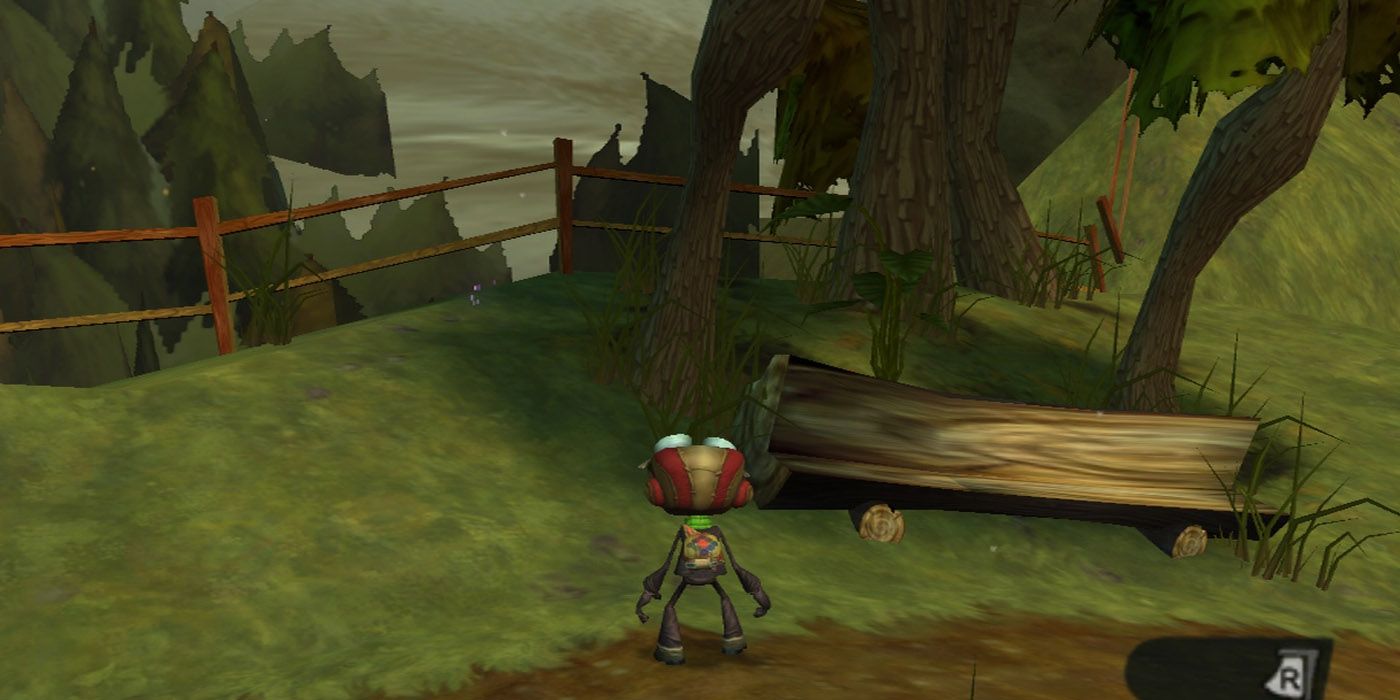 Psychonauts Raz Exploring the camp