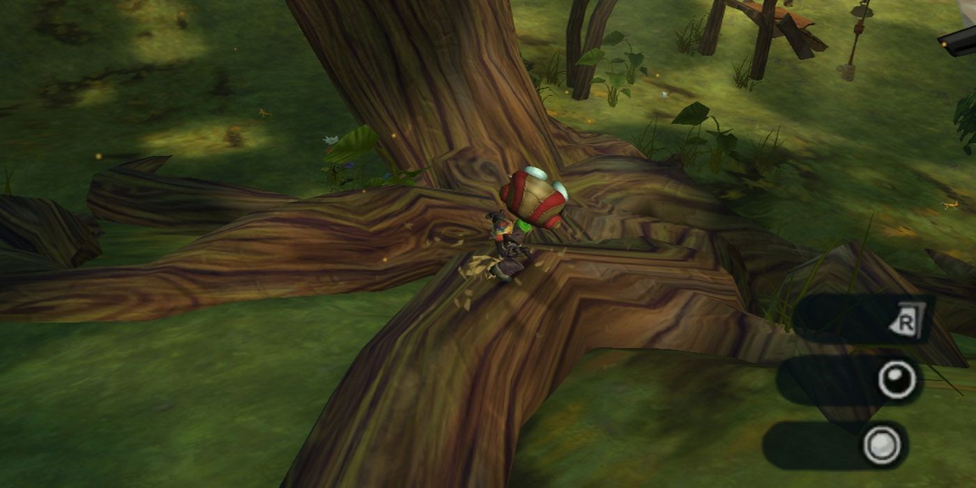 Psychonauts Raz Tree Sliding game