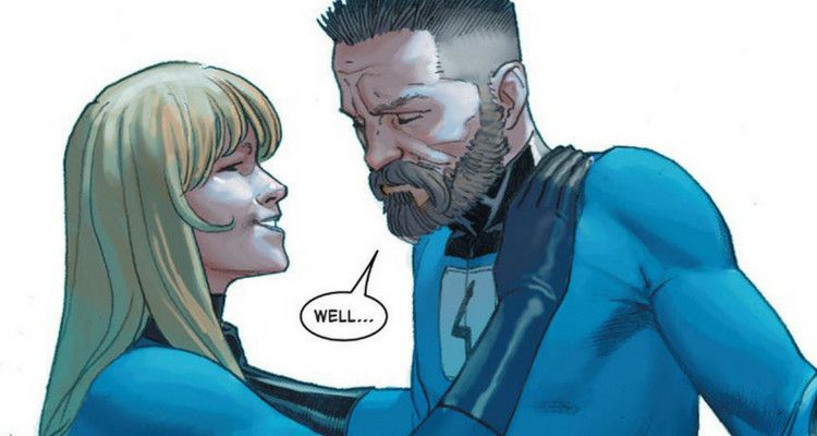 reed richards sue storm fantastic four comic