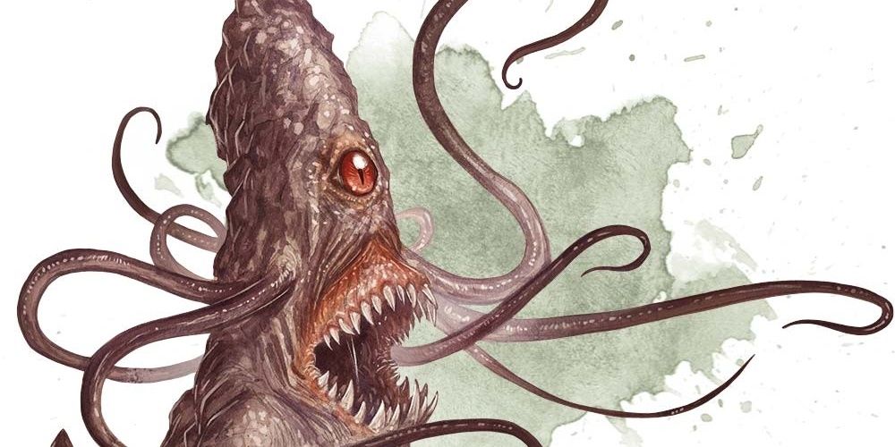 one eye cave monster with tentacles