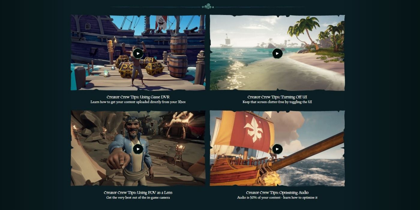 How-To Videos in Sea of Thieves Creator Crew