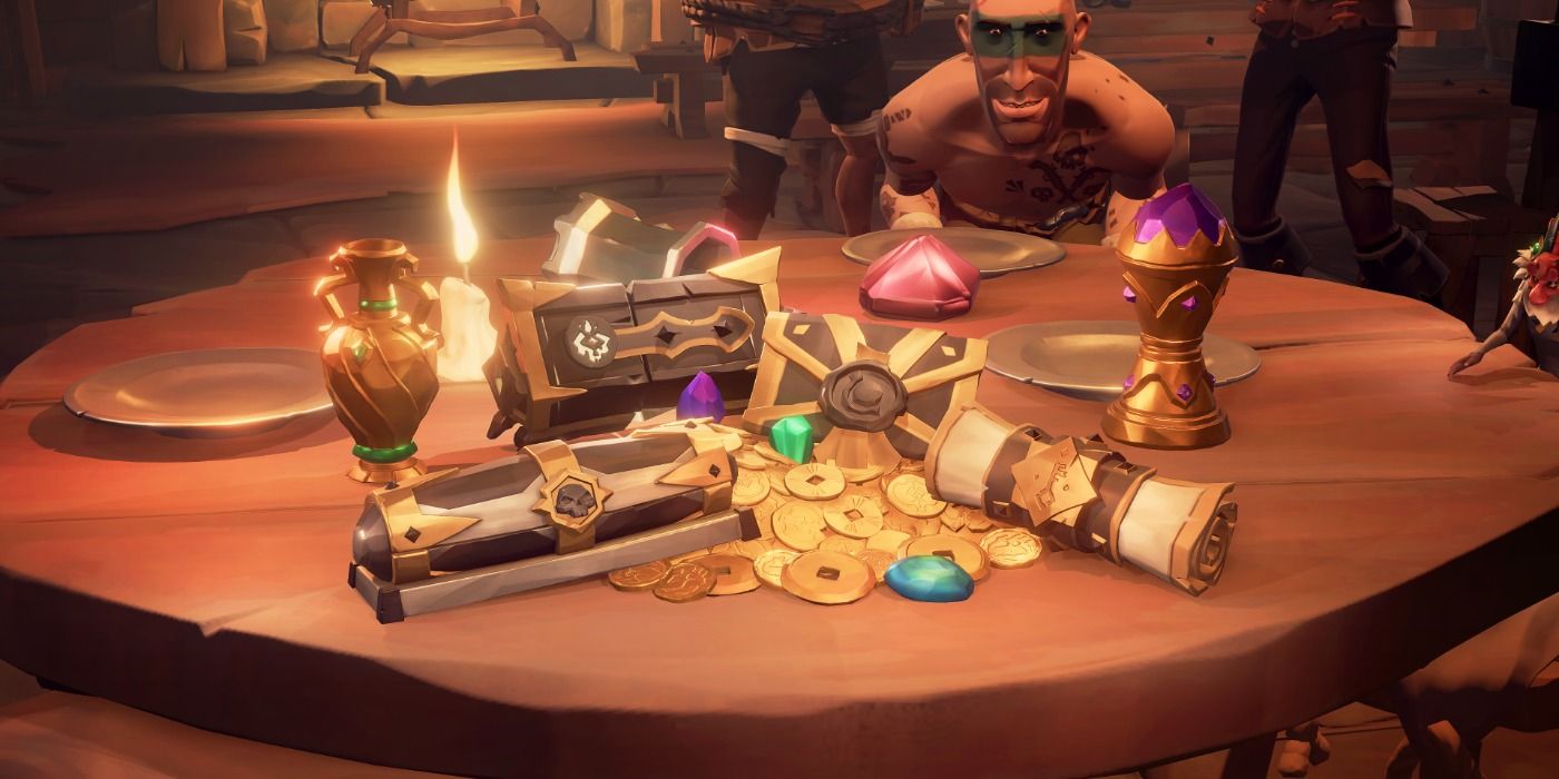Rewards in Sea of Thieves