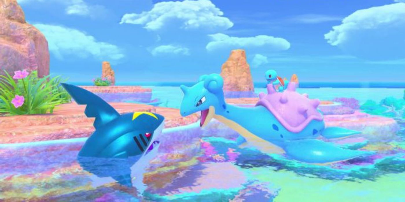 sharpedo scared off by lapras