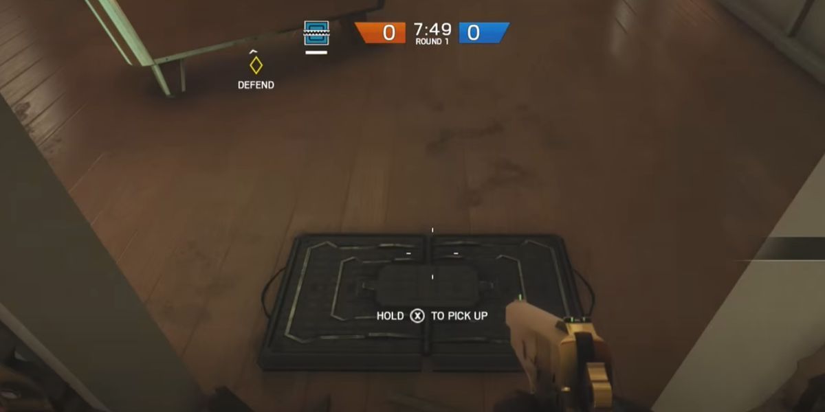 siege, welcome mat on floor