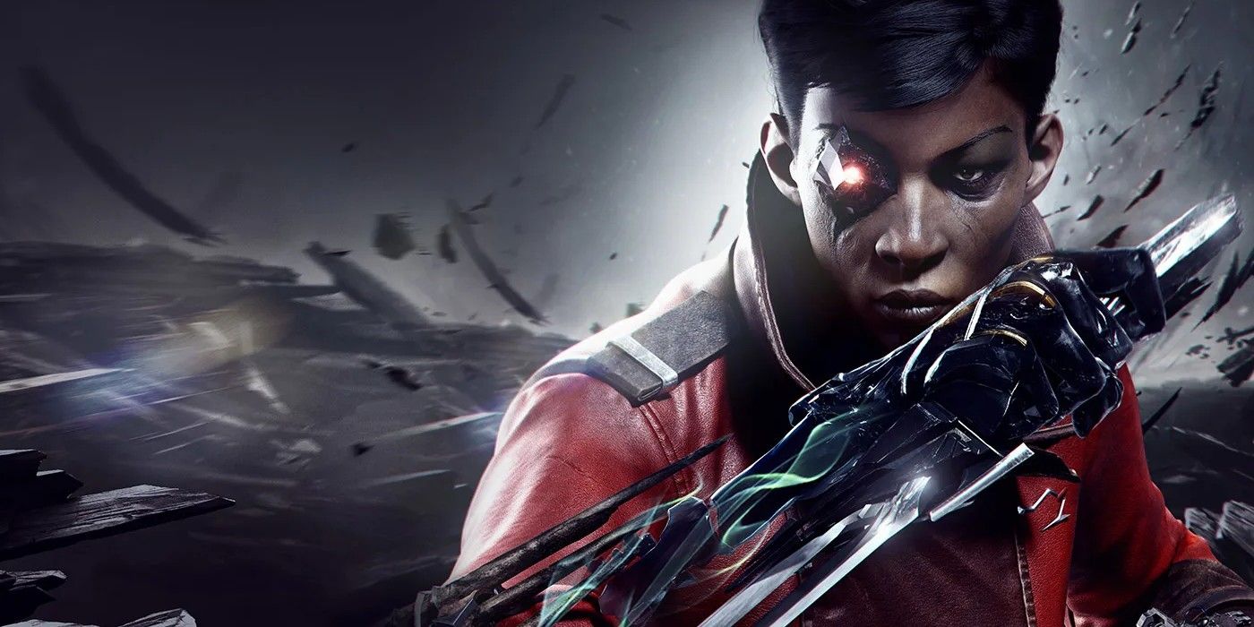 character with sword in Dishonored: Death of The Outsider.