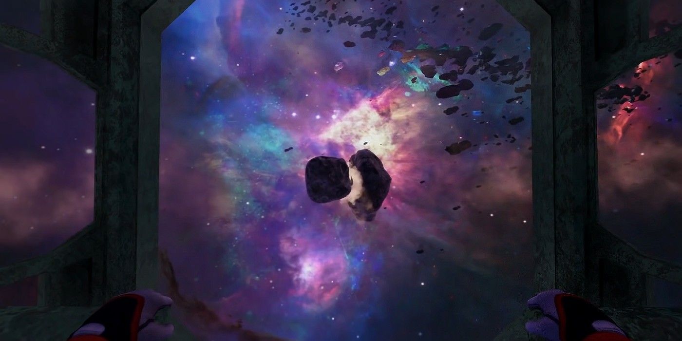 view of space from al ans ship