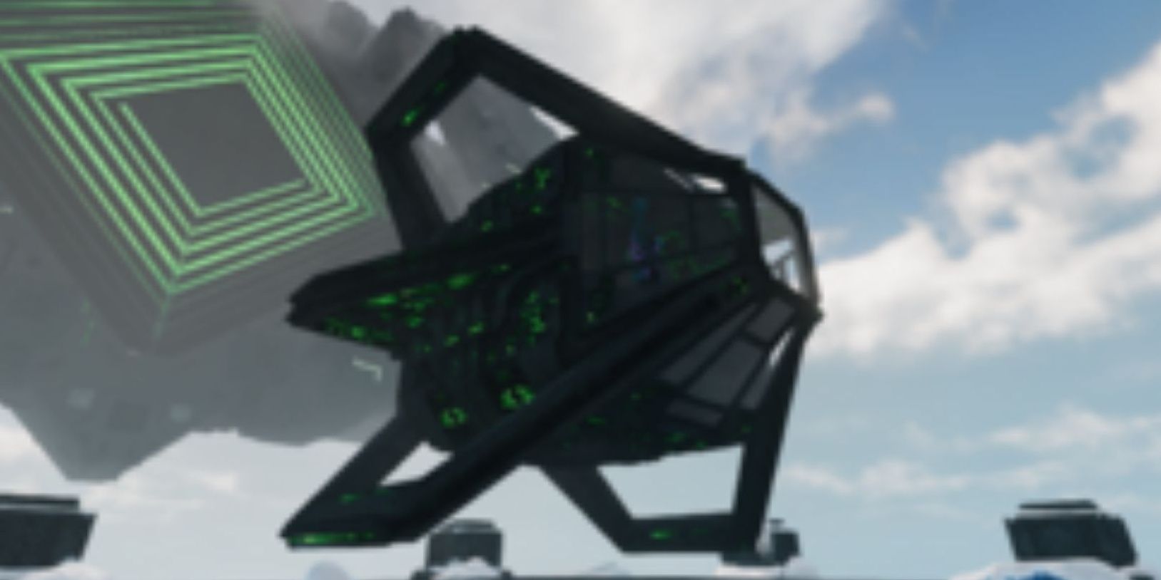 End scene Architect ship in front of phasegate