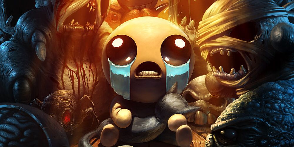 Isaac Crying Amidst Monsters