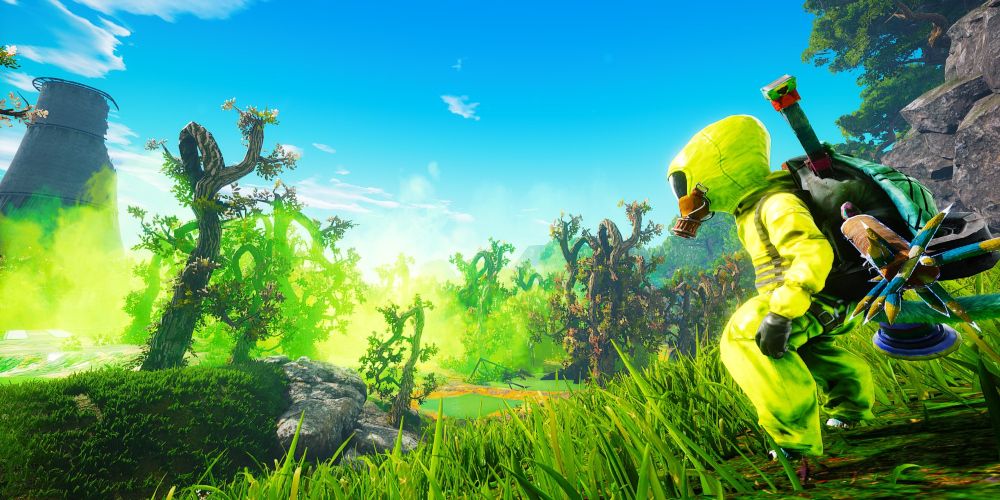 biomutant biohazard area and rad suit