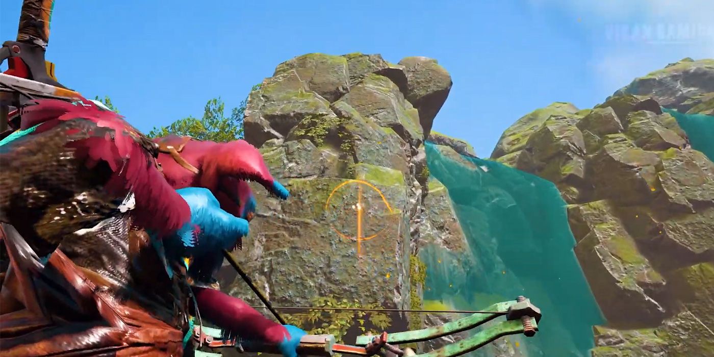 Biomutant - Climbing Bow In Action