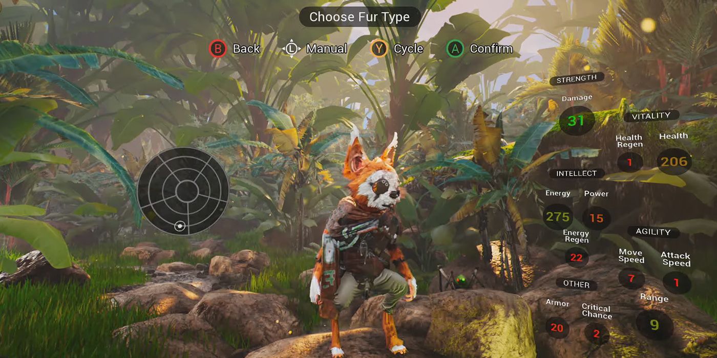 Biomutant - Fur Type Selection