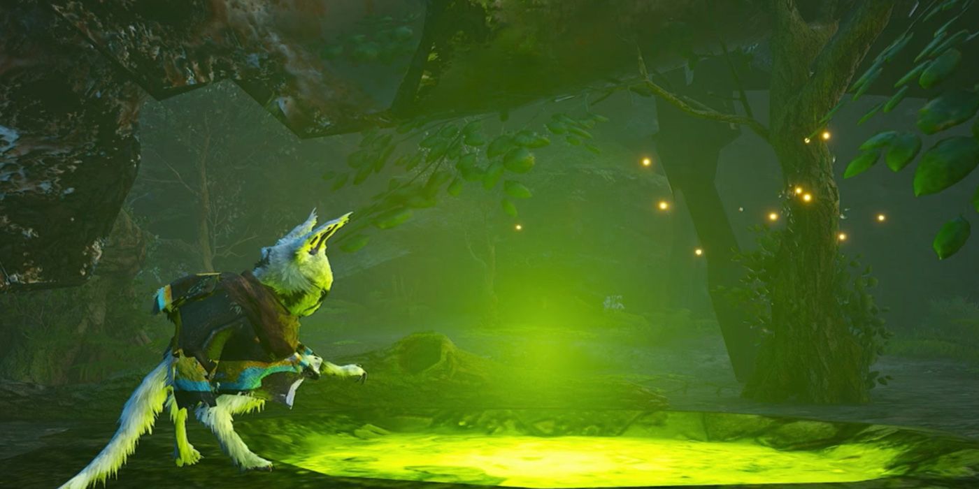 Biomutant - Old Trailer Of The Ronin Interacting With A Mutation Pool