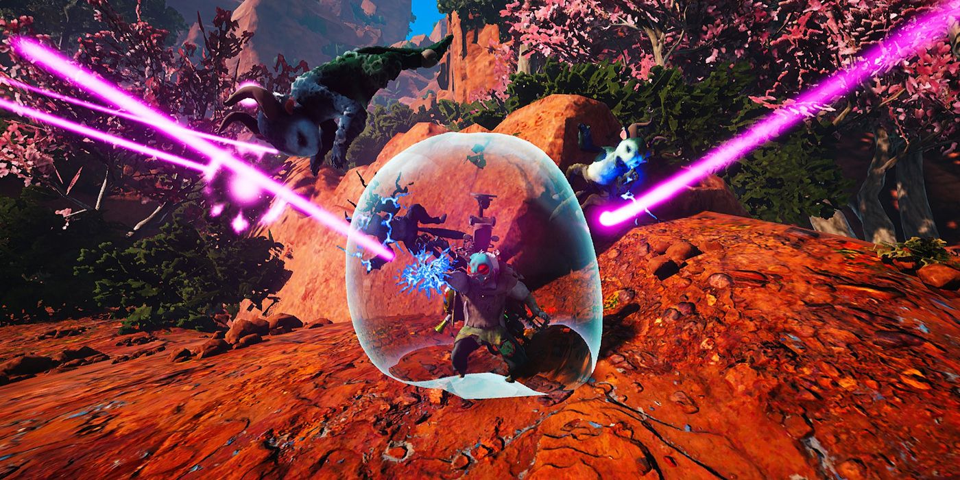 Biomutant - Using Mucus Bubble And Rad Wisps At The Same Time