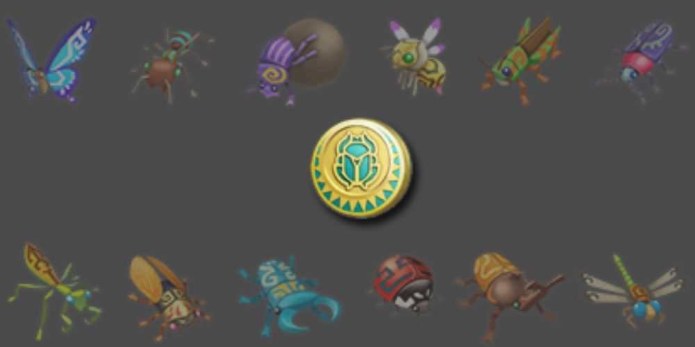 skyward sword bug medal and bugs 