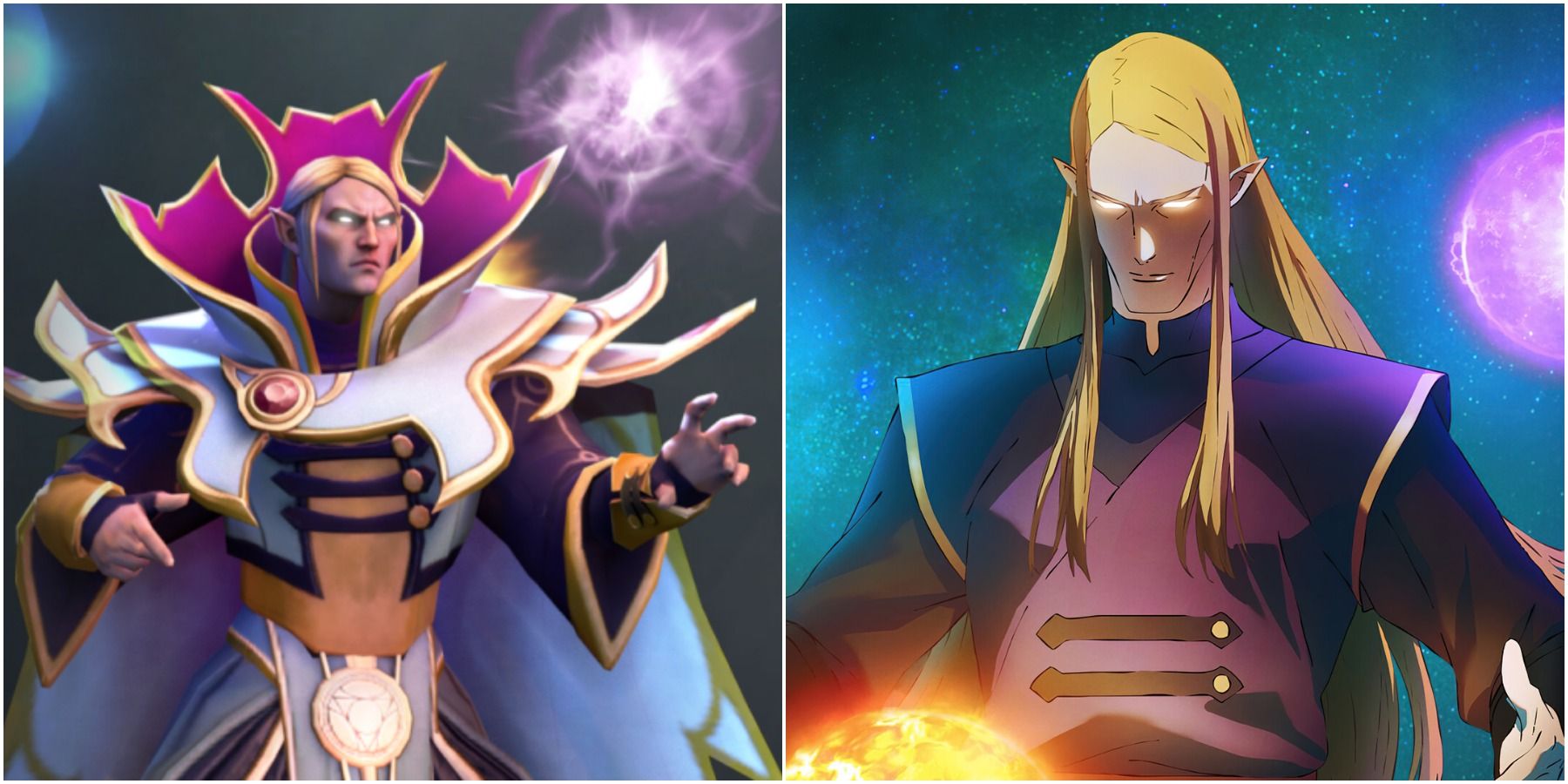 DOTA Dragons Blood - Show vs Game - Invoker