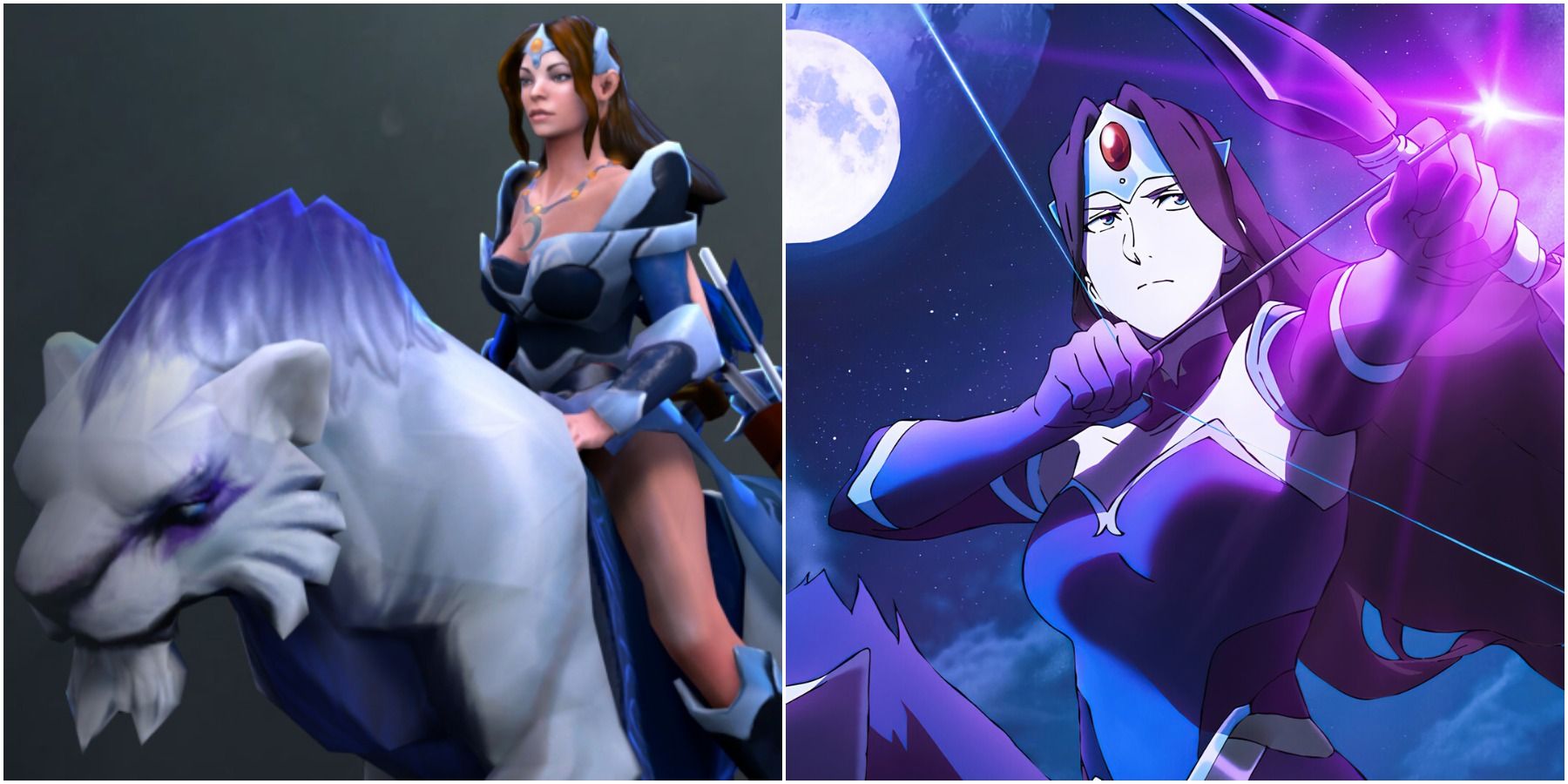 DOTA Dragons Blood - Show vs Game - Mirana