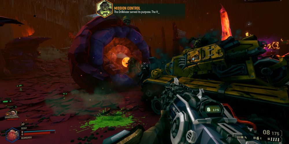 deep rock galactic drill dozer hearstone