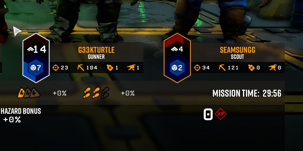 deep rock galactic ranks and experience