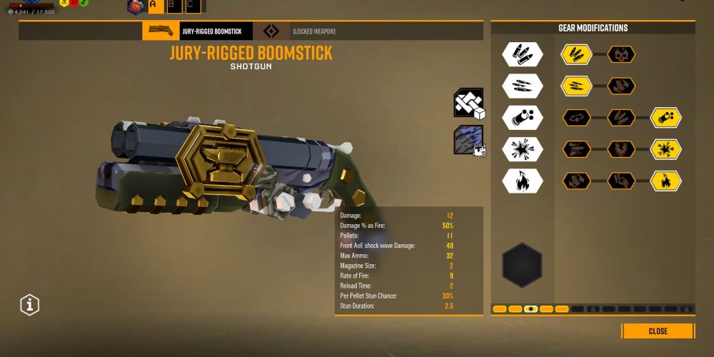 deep rock galactic upgrading weapon