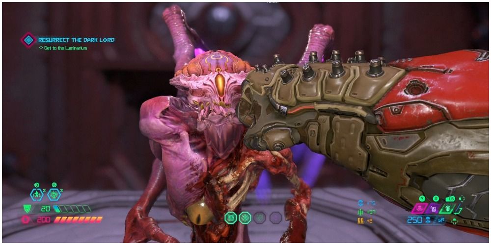 Doom Eternal Ending Phase Two With A Glory Kill
