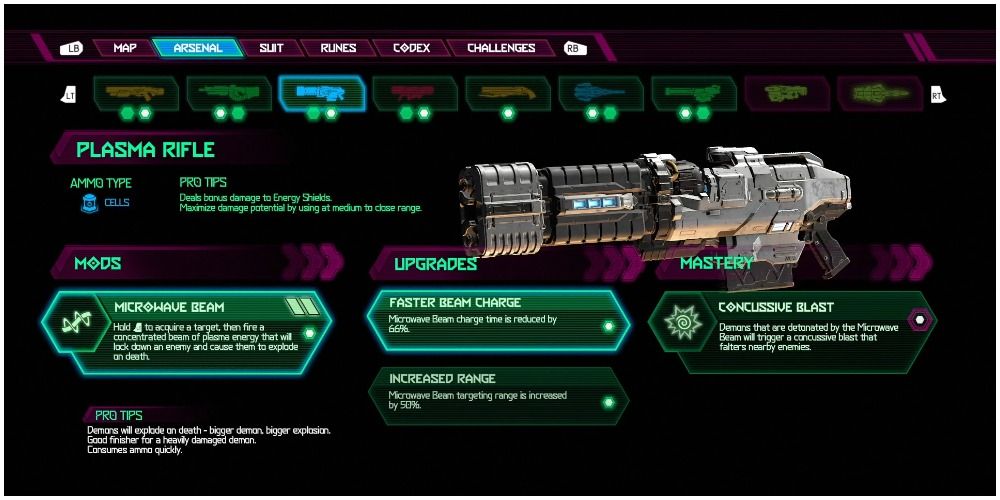 Doom Eternal Microwave Beam Fully Upgraded