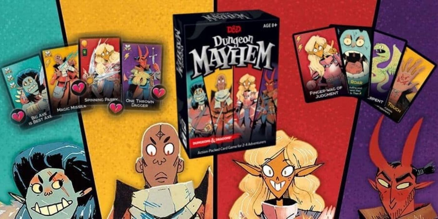 Dungeon Mayhem Card Game Card Game and Artwork