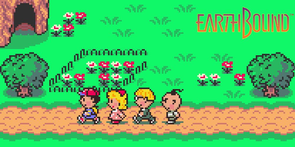 Ness And Friends Walk Down A Road