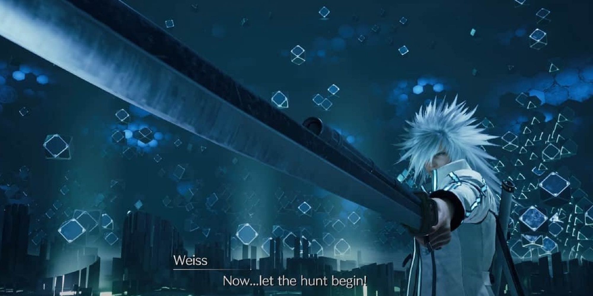 Weiss appearing as a VR boss battle in Final Fantasy 7 Intergrade.