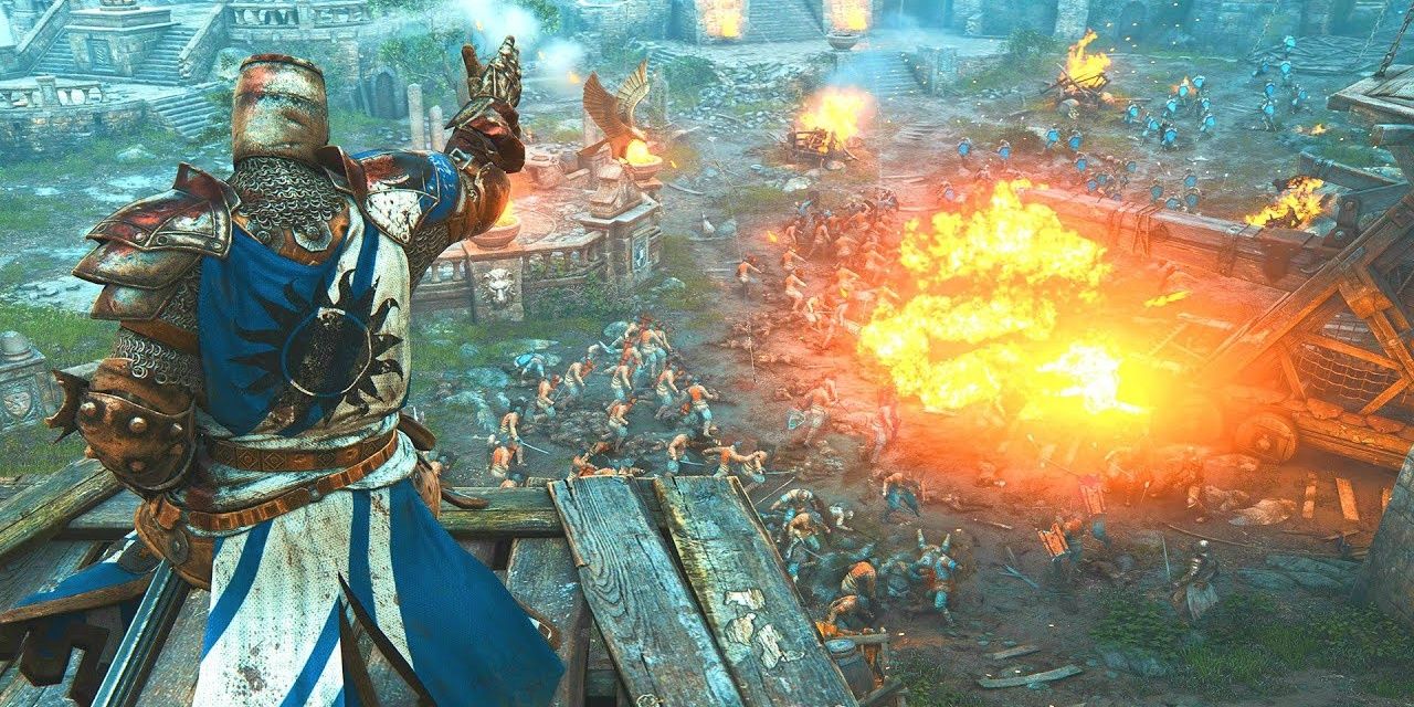 For Honor Warden sending Catapult