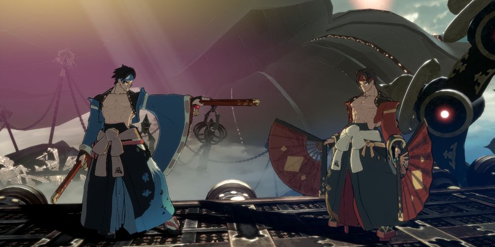 Guilty Gear Strive Anji Color Palette 1 and 3