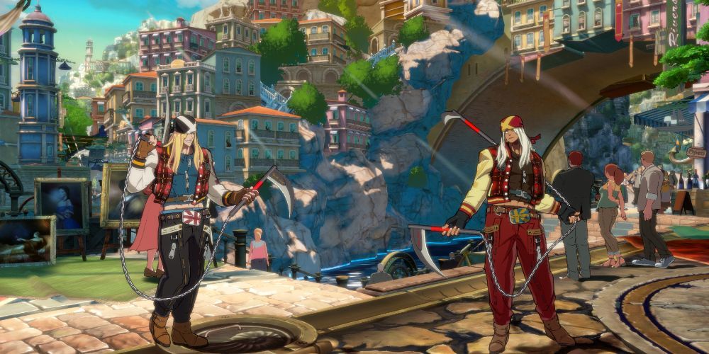 Guilty Gear Strive Axl Color Palette 1 and 3
