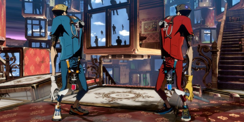 Guilty Gear Strive Faust Color Palette 1 and 3