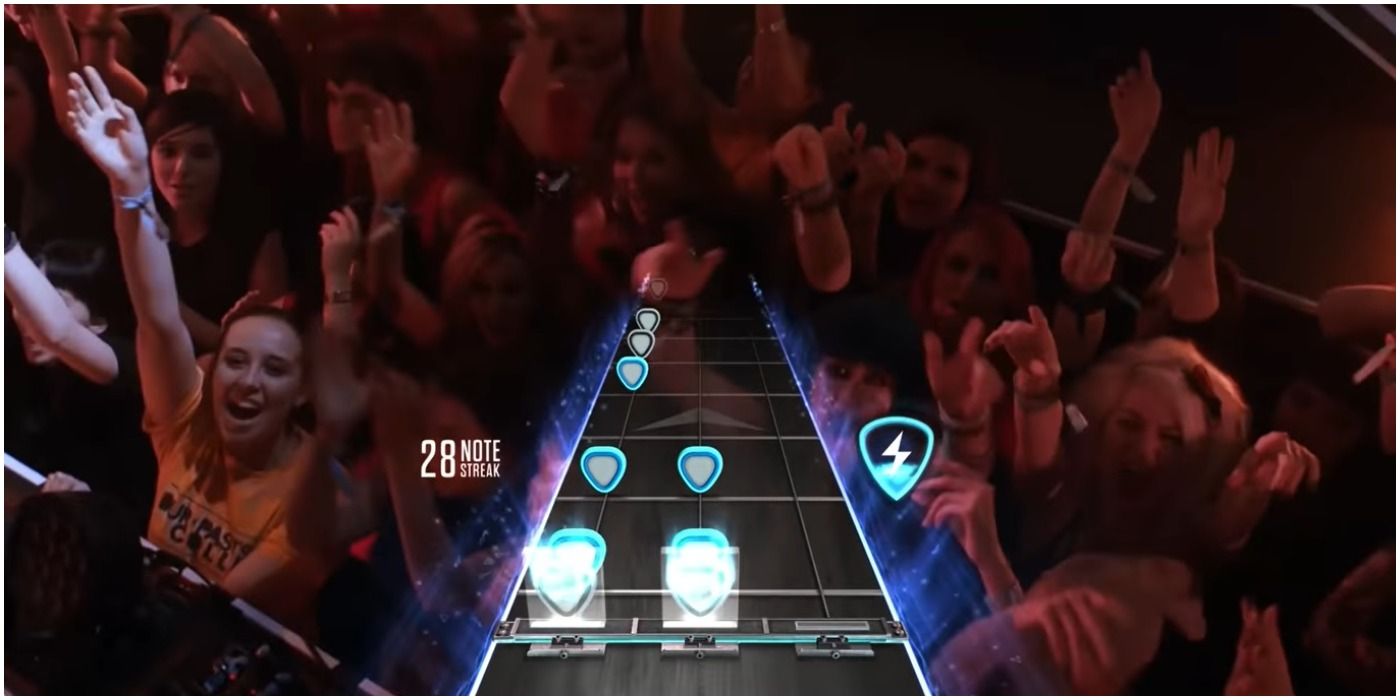 Guitar Hero - Hitting those buttons on the rhythm