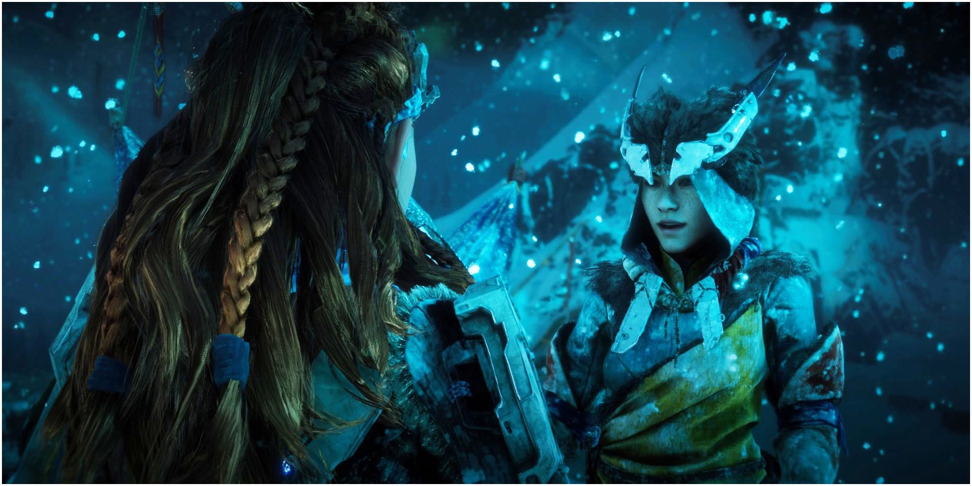 Horizon Zero Dawn Frozen Wilds Ikres Challenge Trigger Mission Aloy Ikre