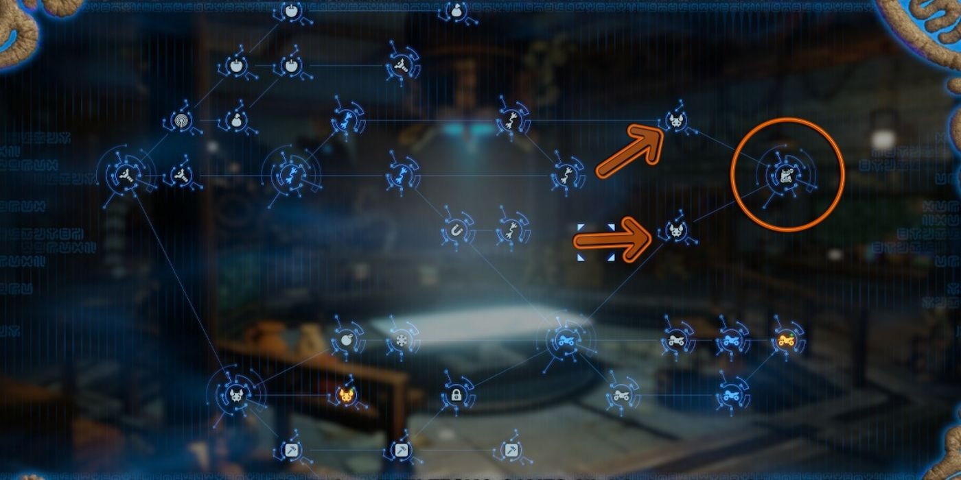 Hyrule Warriors Age of Calamity DLC - Screenshot of EX Royal Ancient Lab challenges web