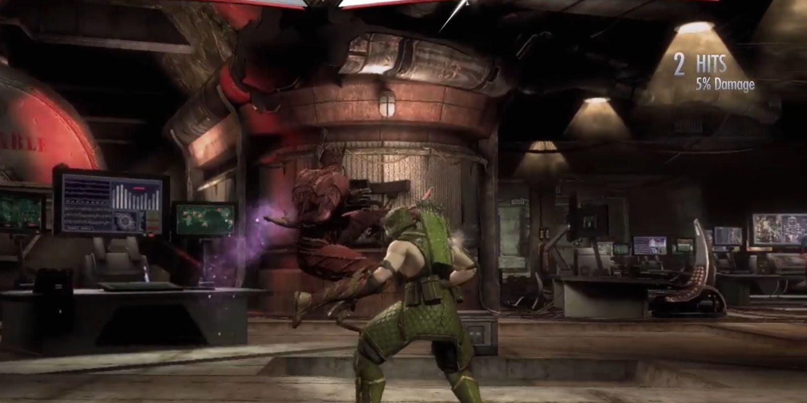 Injustice - Flash performing a weird attack